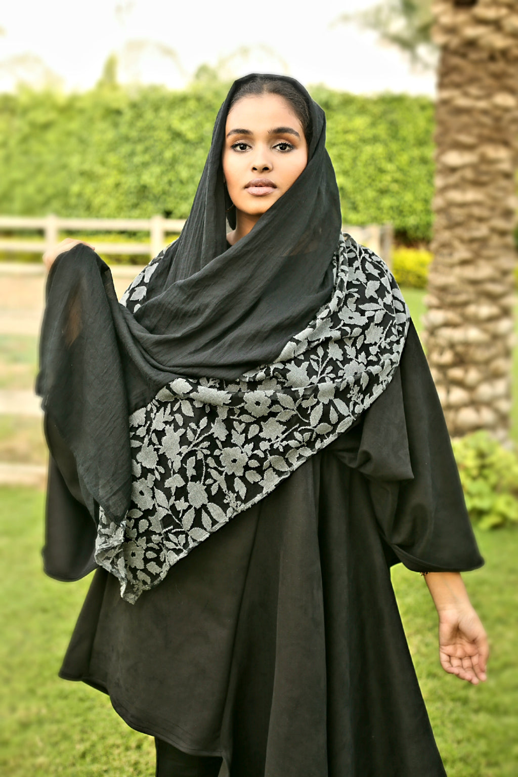 The flower scarf