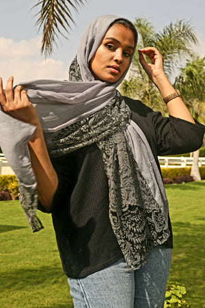 The flower scarf