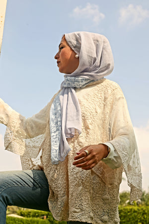 The flower scarf