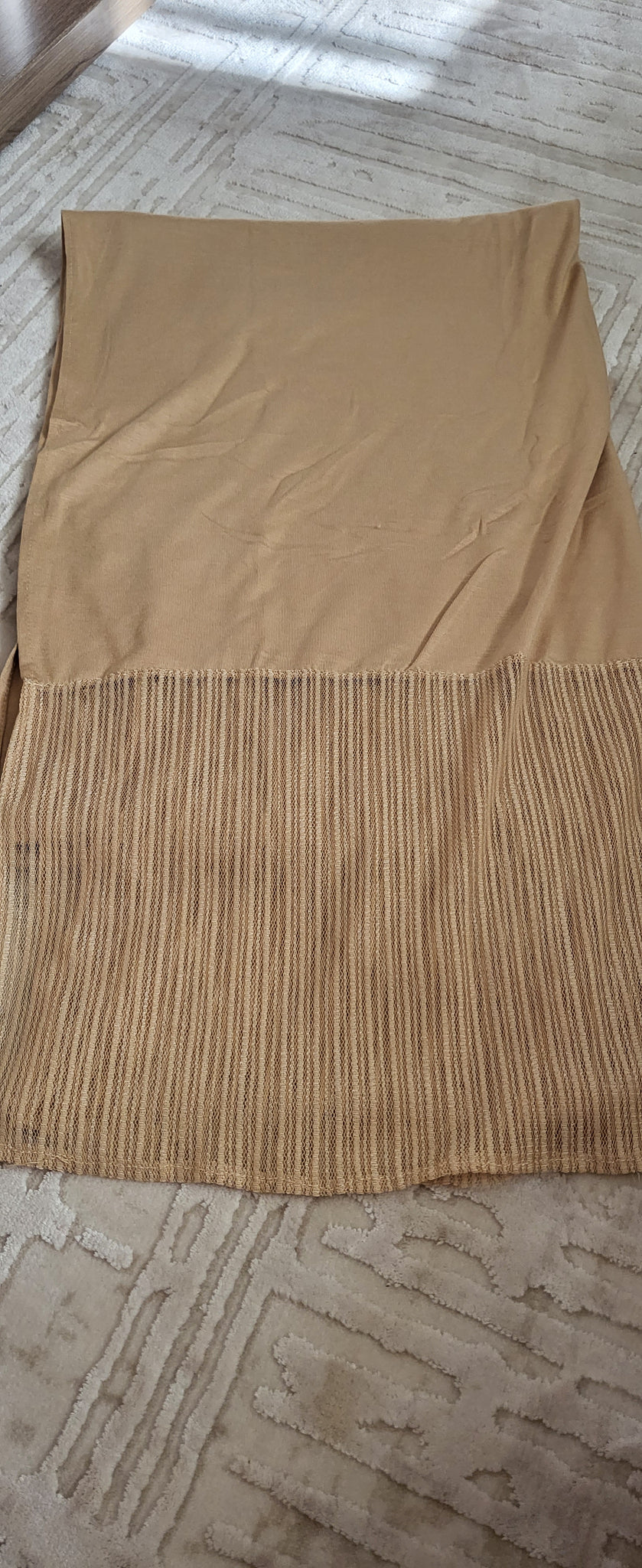 Cotton*tulle scarf
