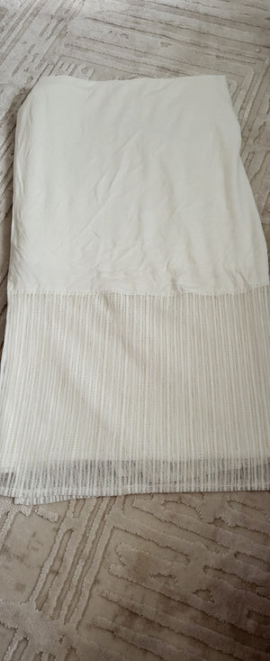 Cotton*tulle scarf