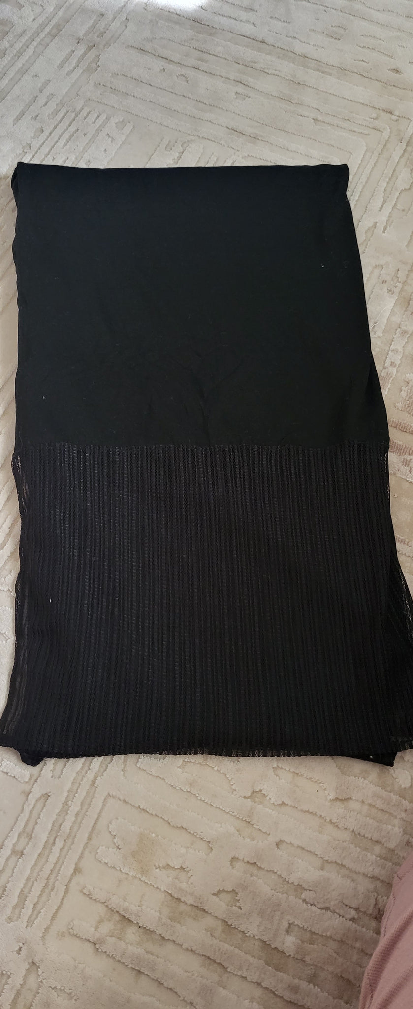 Cotton*tulle scarf