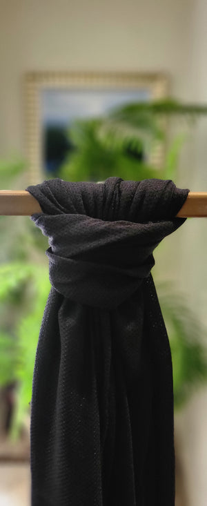 Wool dotted scarf