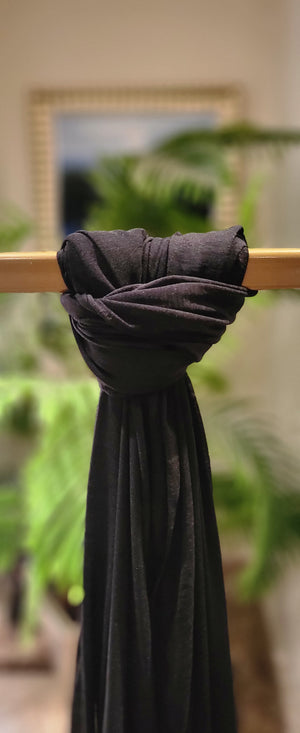Silk crepe scarf