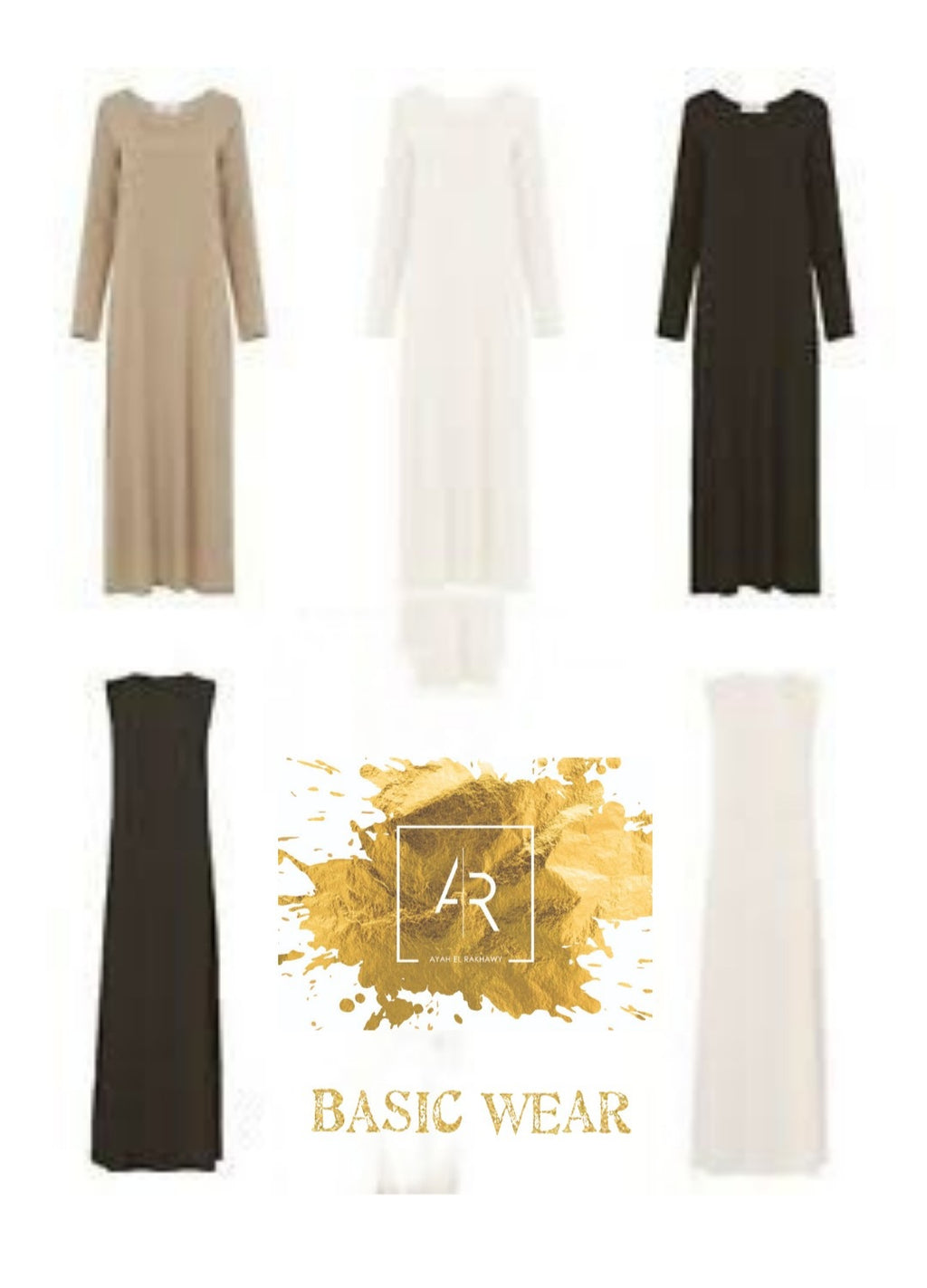 Long sleeves underdress