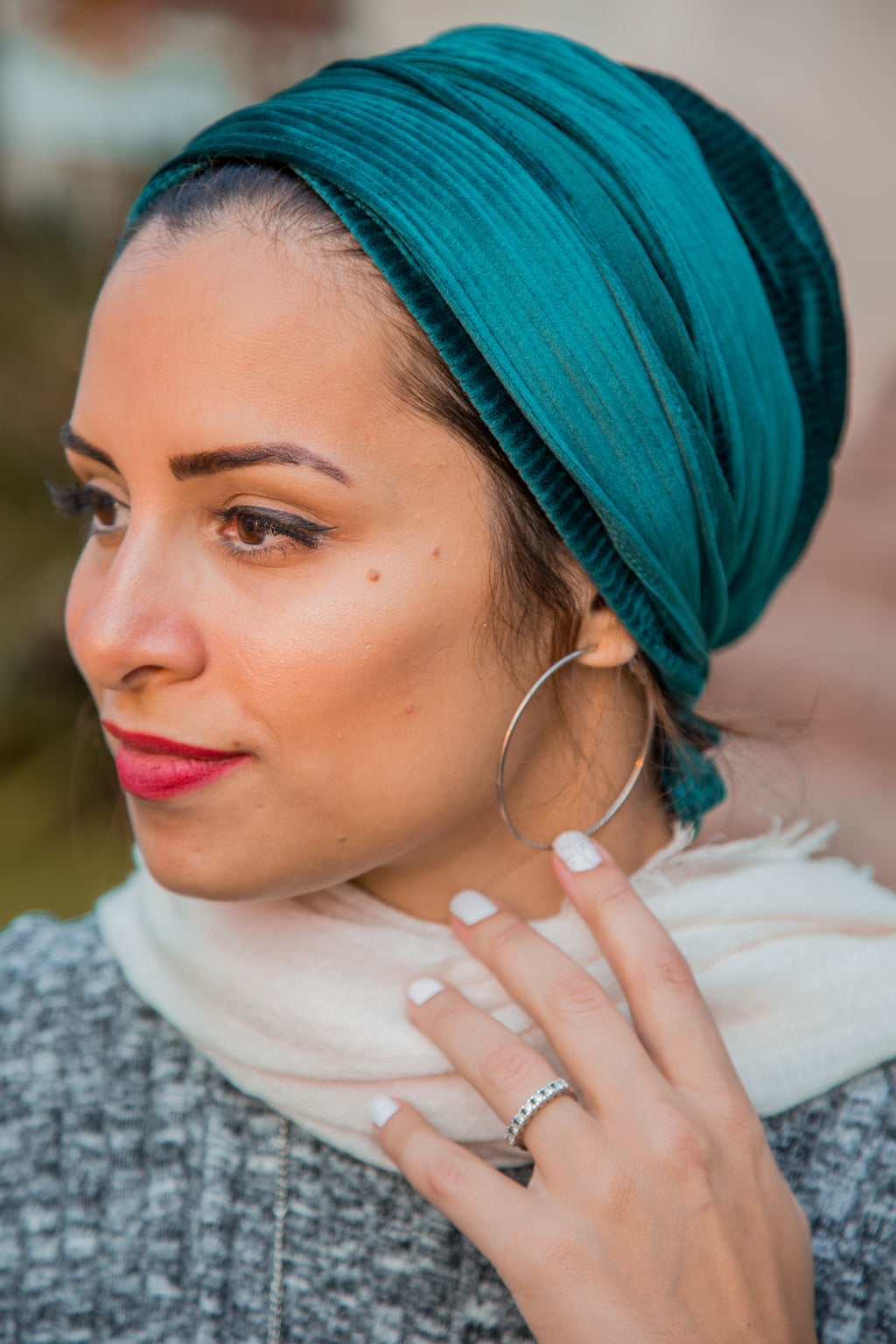 The velvet multiway turban