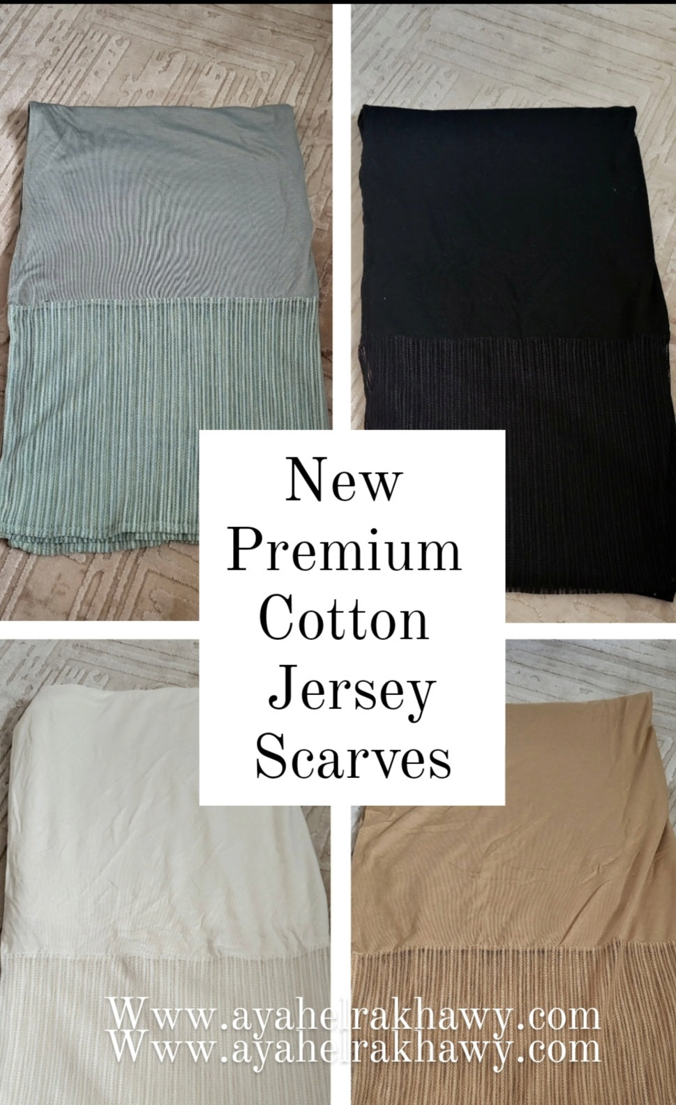 Cotton*tulle scarf